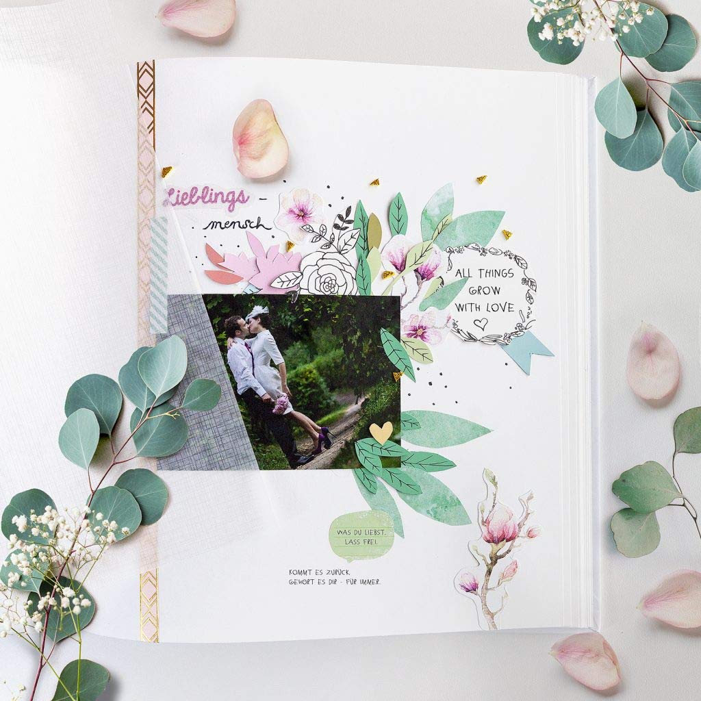 walther design Hearts V MX-612 album photo 30x30 cm coeurs
