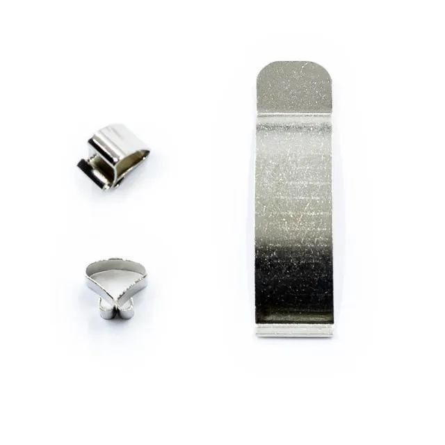 Ceanothe Brio pinces sous-verre acier 20 mm lot de 6