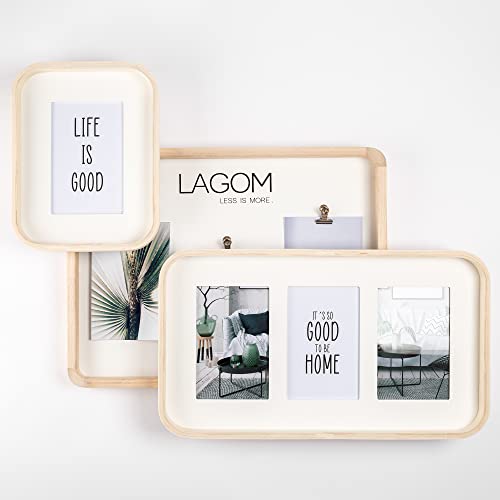 walther design Urban Nature SK015H cadre photo 10x15 cm naturel
