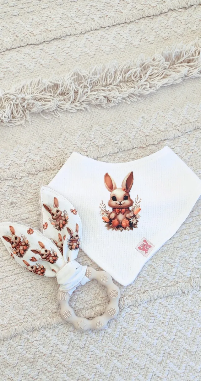 Creat’Angel Lapinou coffret naissance personnalisé prénom