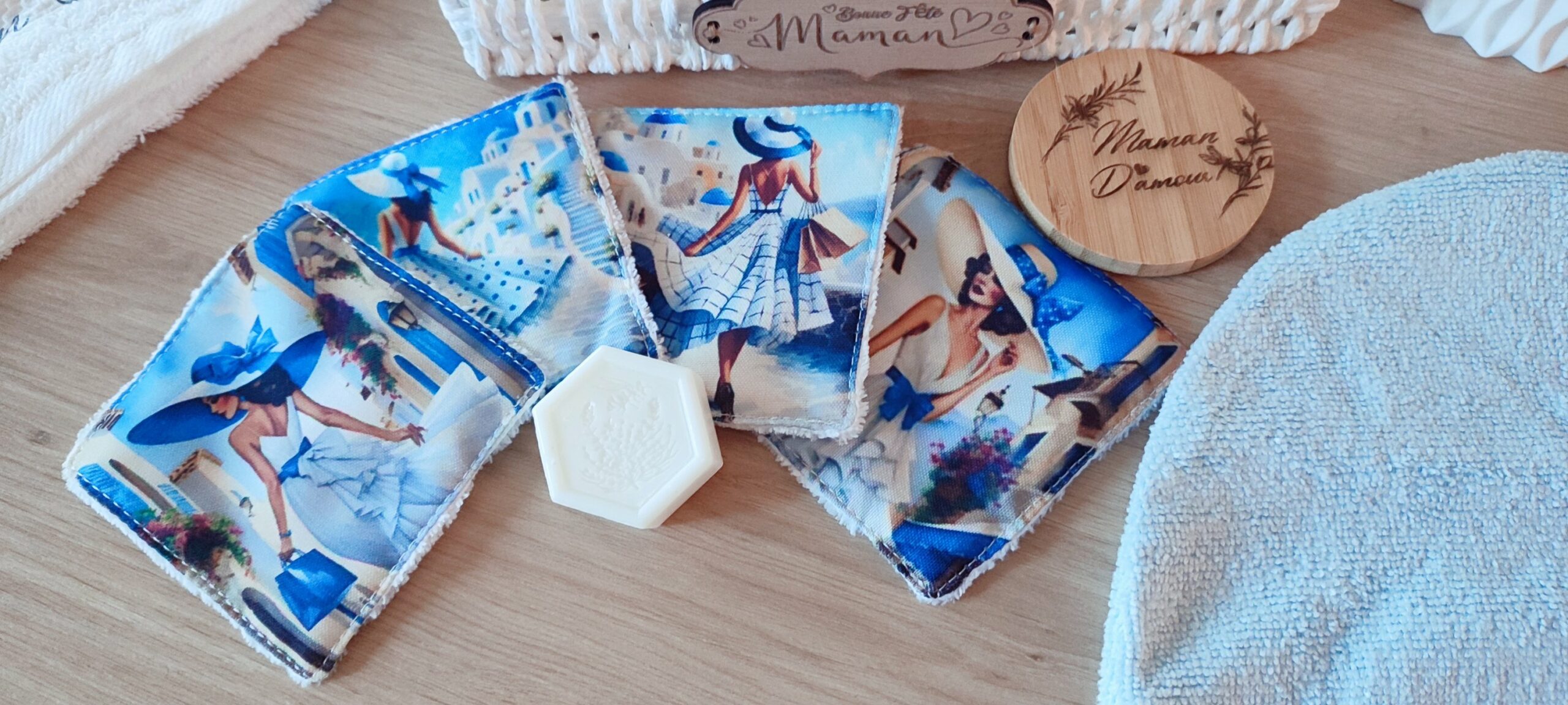 Creat’Angel Corbeille Soins Beauté coffret bleu