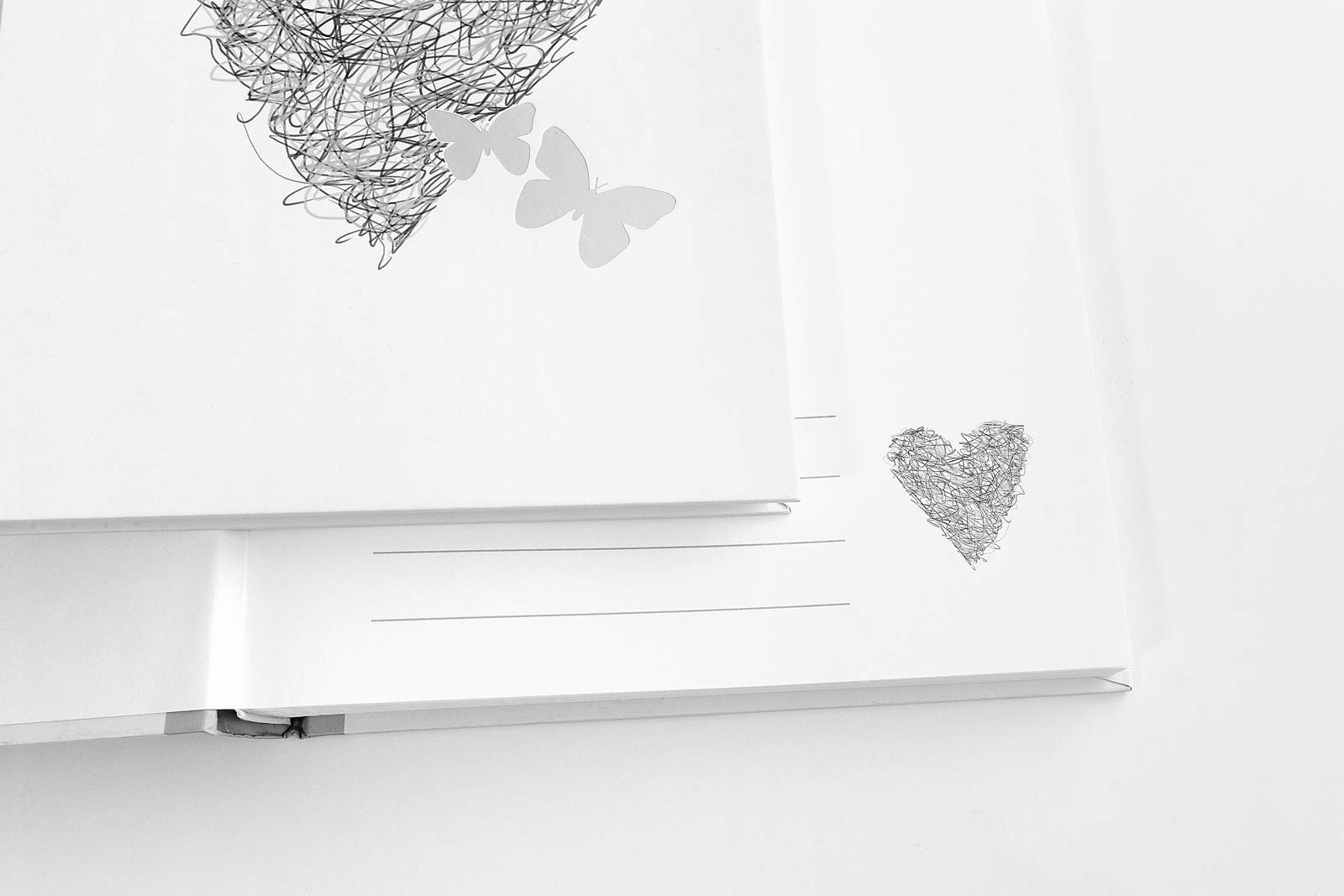 walther design Amoureux GB-158 livre d'or blanc 23x25 cm 72 pages