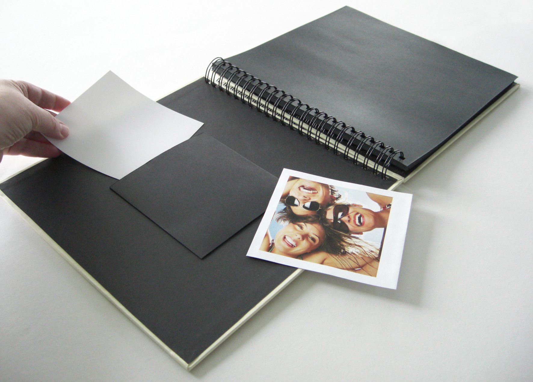 walther design Fun album photo 30x30 cm noir fenêtre