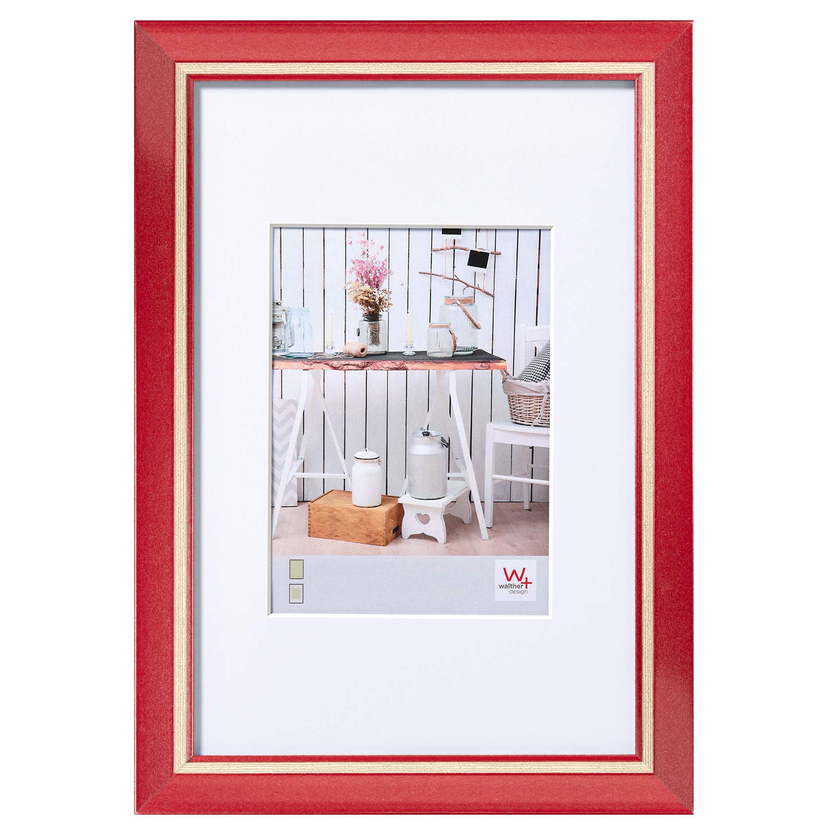 walther design Chalet EL030W cadre photo 20x30 cm blanc passe-partout