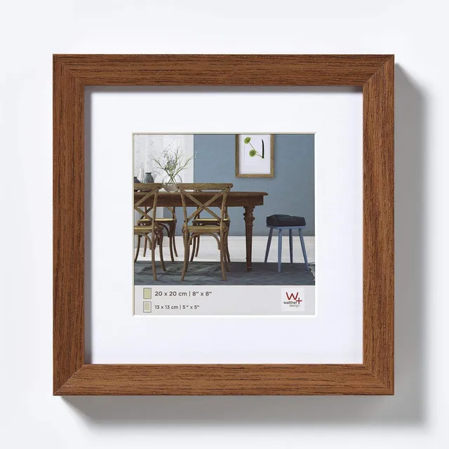 walther design Fiorito EF220P cadre photo bois chêne foncé 20x20