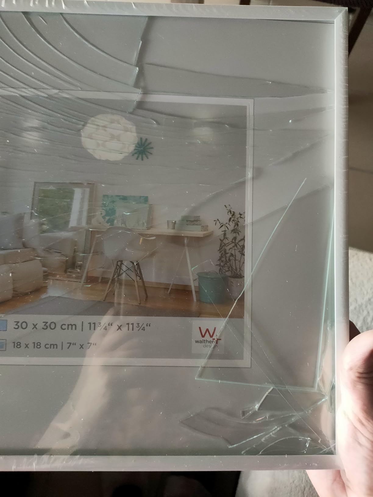 walther design Lifestyle cadre photo 20x30 cm blanc plastique