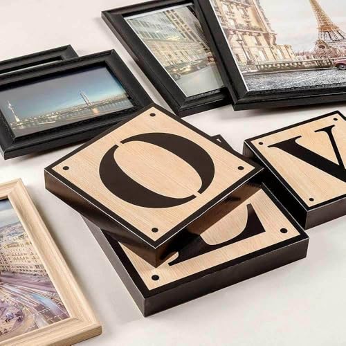 walther design Love décoration murale noir lot 10 cadres