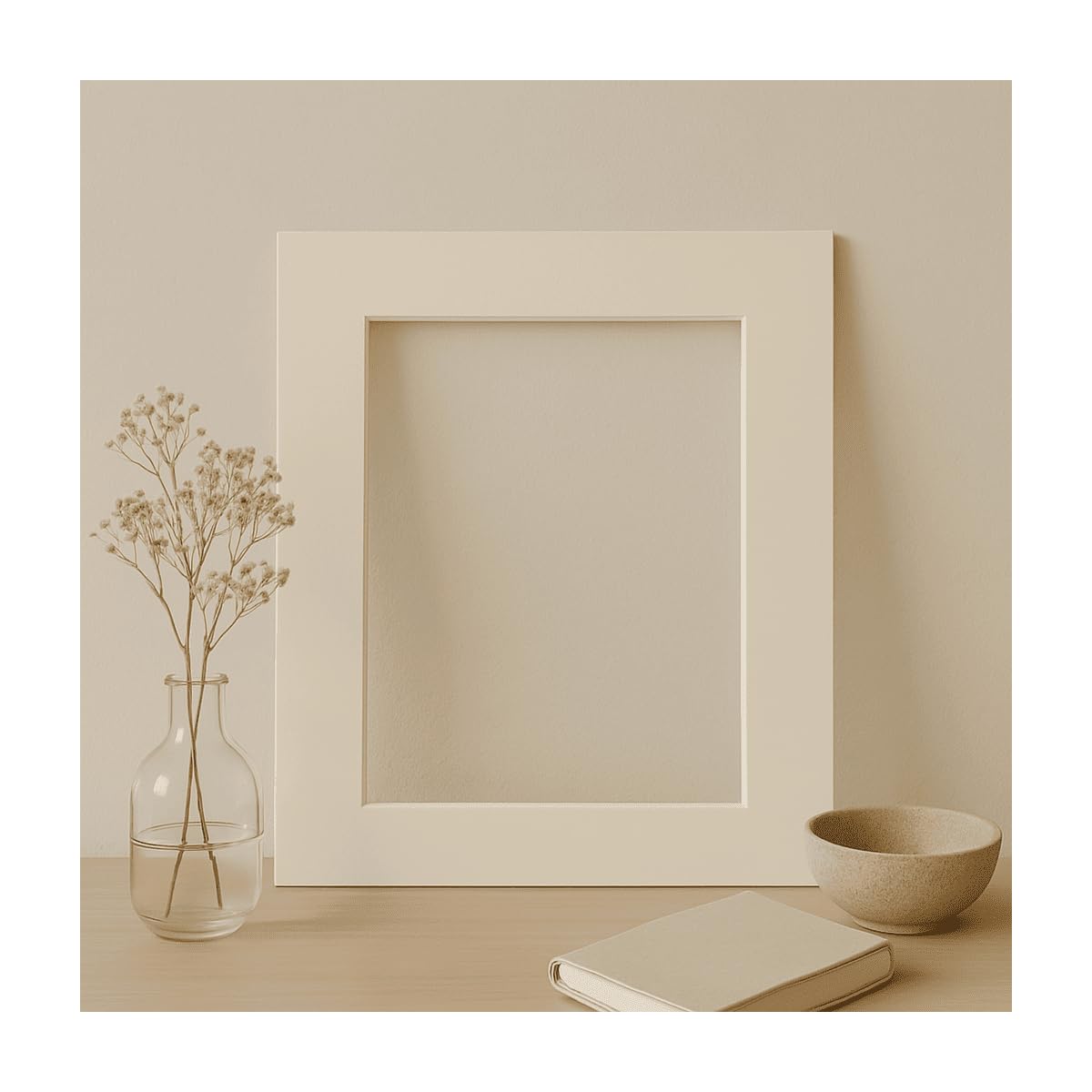 Ceanothe Brio passe-partout 30x40 cm 24x30 blanc cassé carton