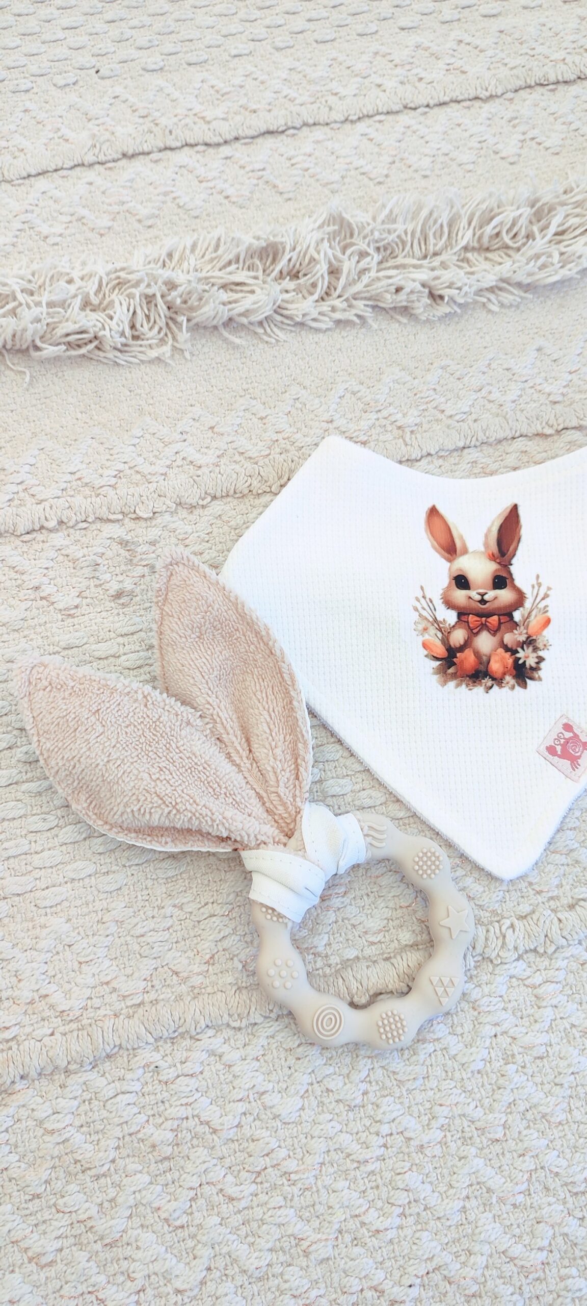 Creat’Angel Lapinou coffret naissance personnalisé prénom