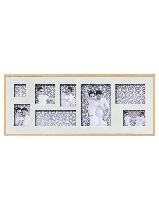 Walther Design Double YP899W cadre photo 8 photos blanc bois