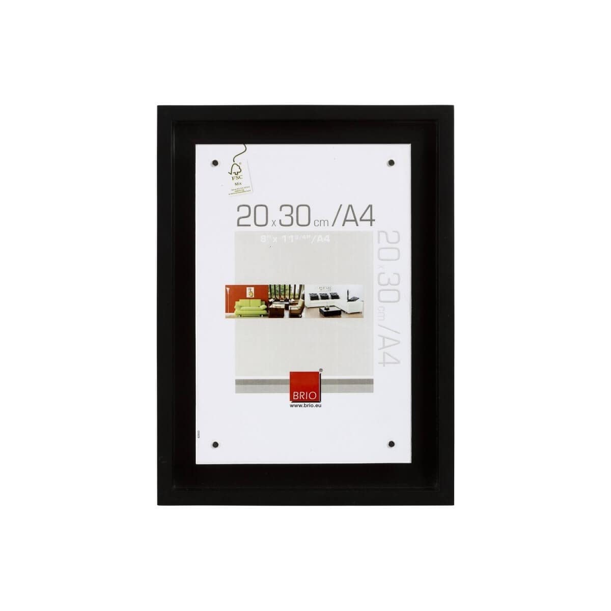 Ceanothe Brio Loft 31465 cadre photo noir 13x18 cm