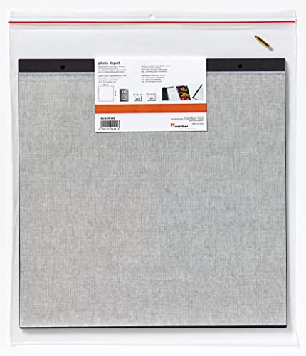 Walther Design PA-103 feuilles album photo noires 10 pcs 36x36 cm