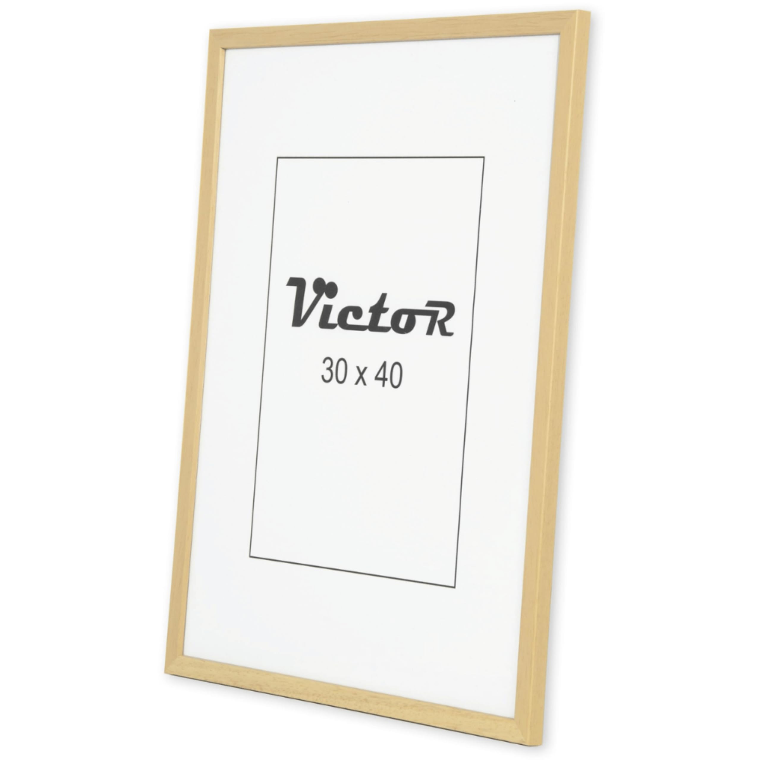 Victor Nolde cadre photo beige 30x40 cm bois