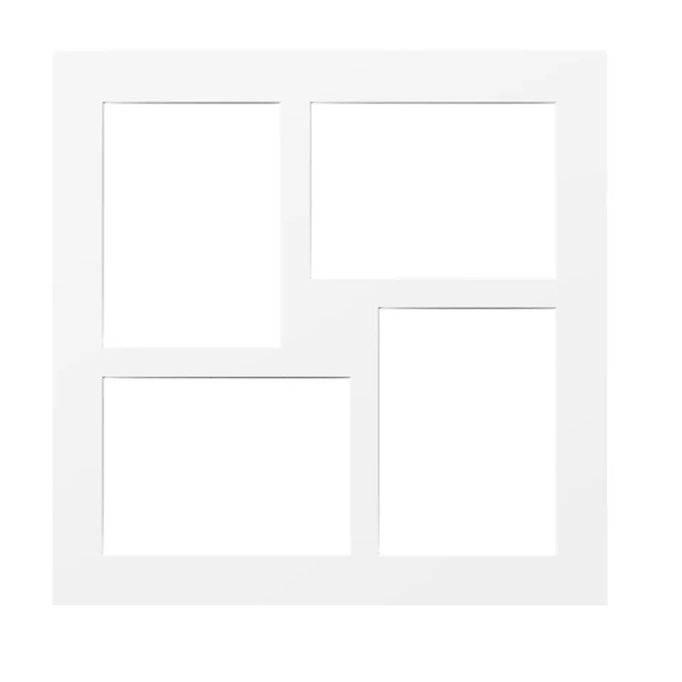 walther design PA444W passe-partout 40x40 cm blanc 4x13x18