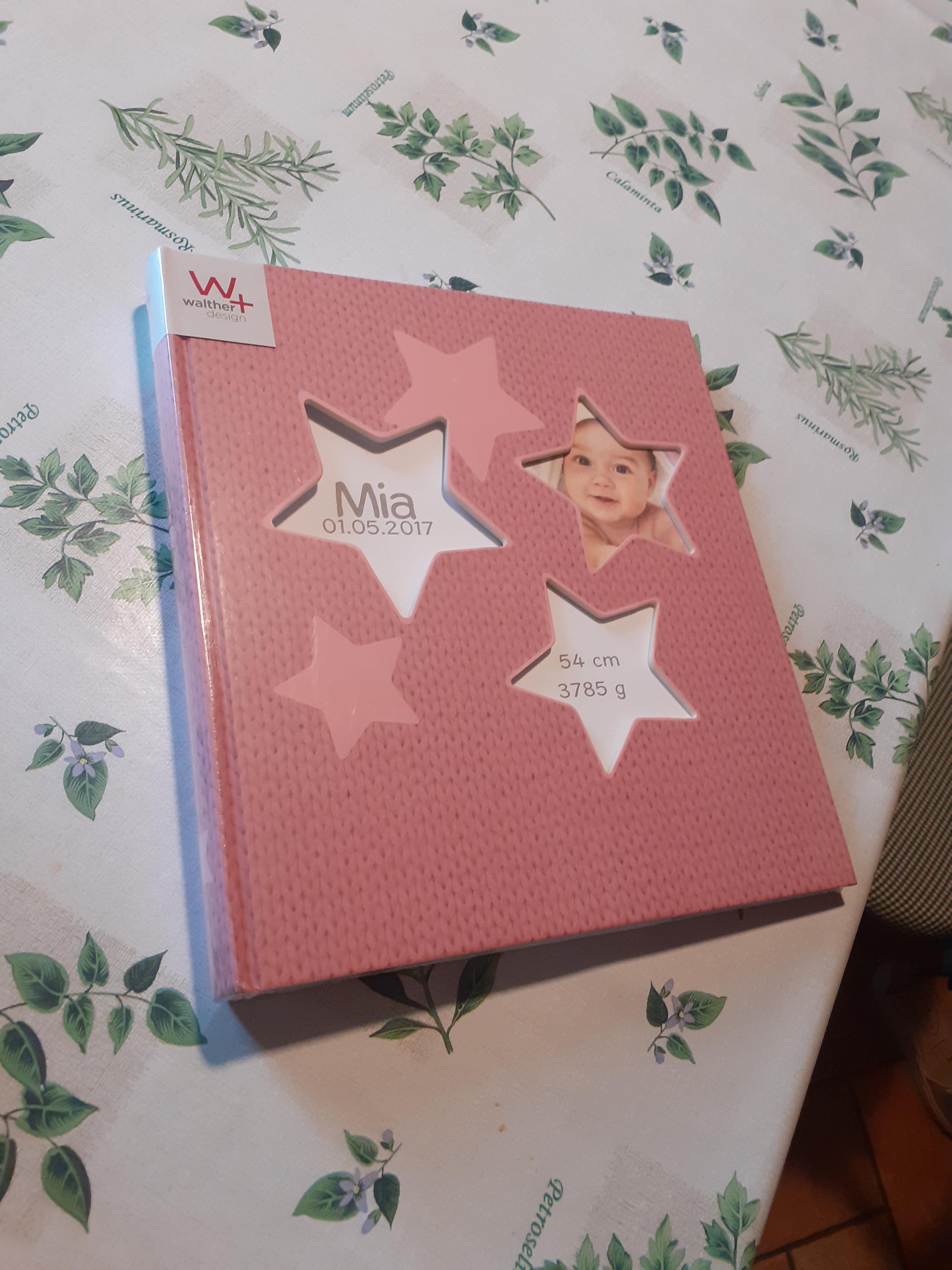 walther design Baby Estrella UK-133-R album bébé rose