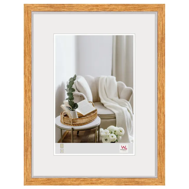 walther design Hygge NC050E cadre photo 40x50 cm chêne