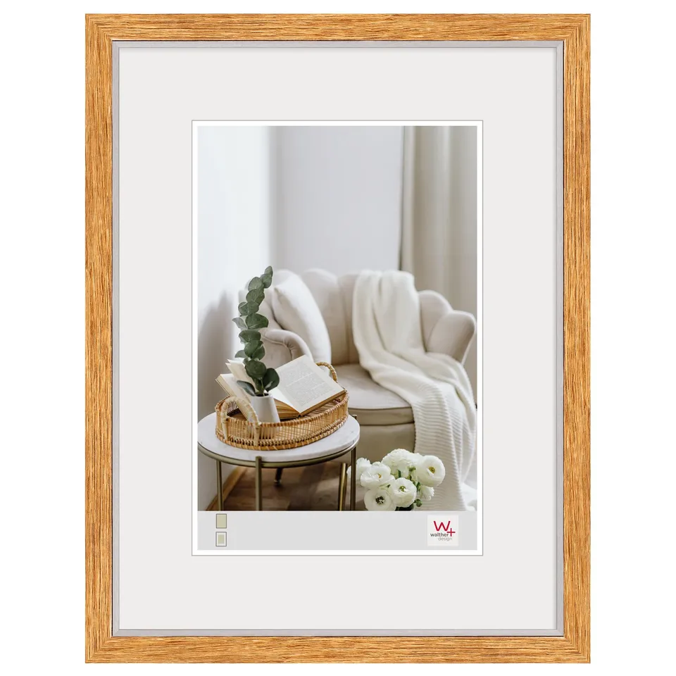 walther design Hygge NC050E cadre photo 40x50 cm chêne