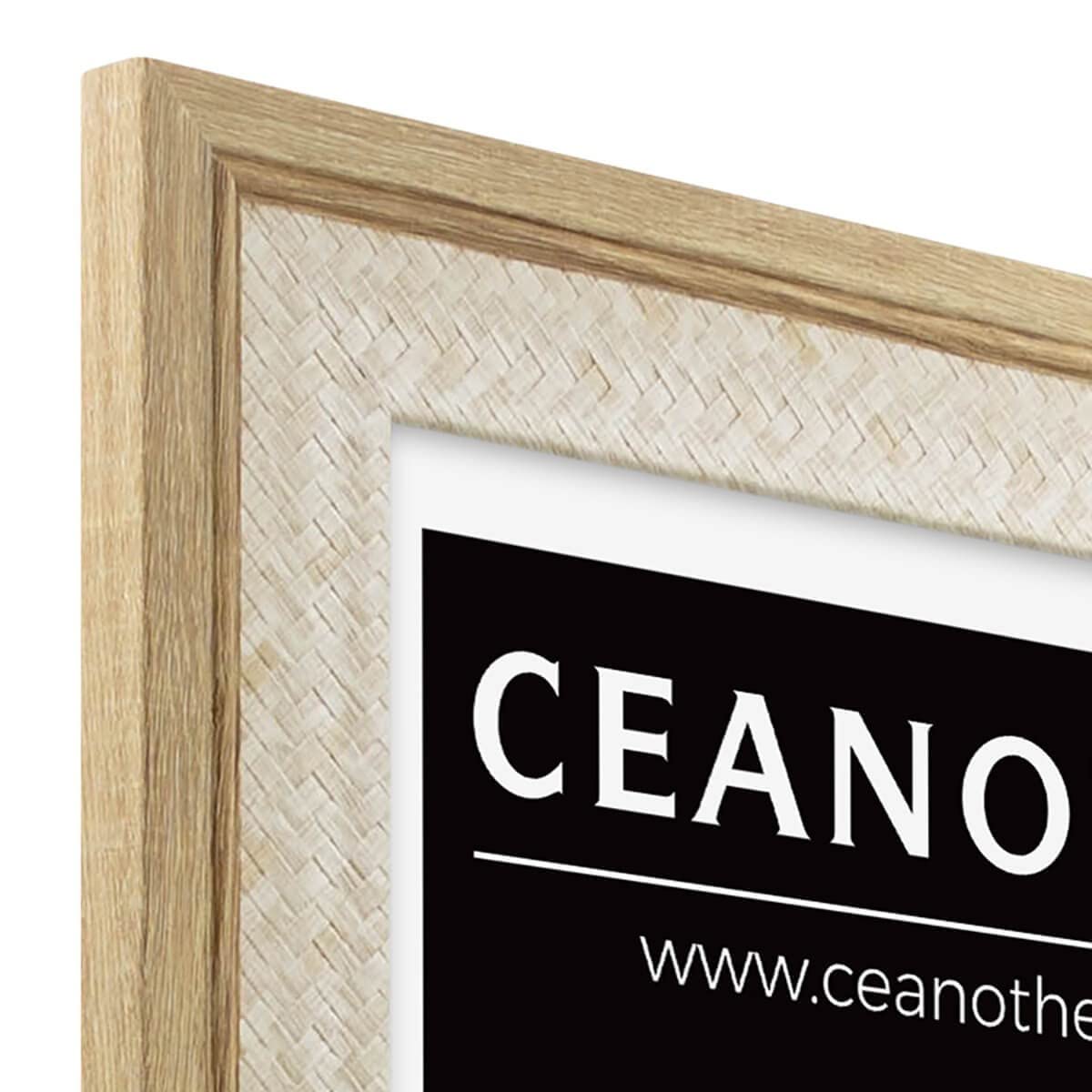Ceanothe Palma cadre photo cannage brut 40x50 cm