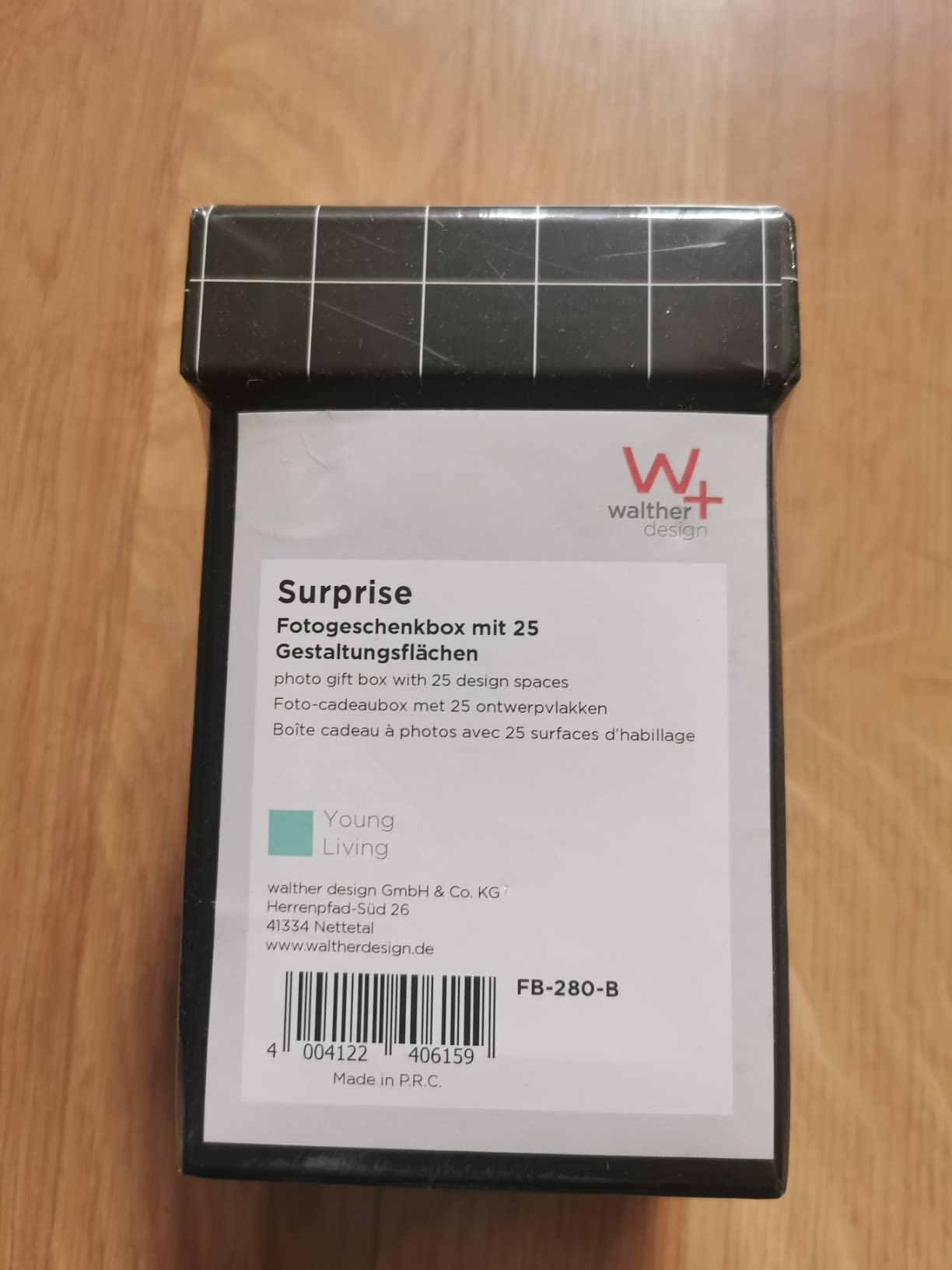 walther design Surprise FB-280-W boîte photo blanc 7,6x11cm