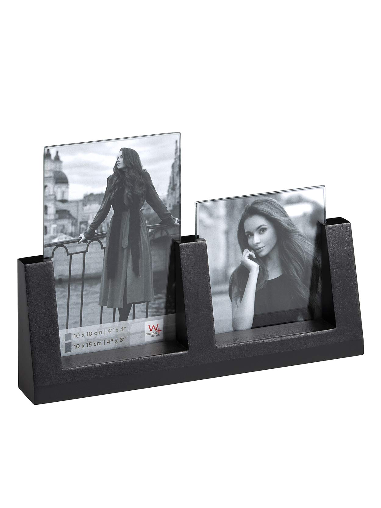 walther design Friends cadre 4 photos 62x42 cm noir blanc