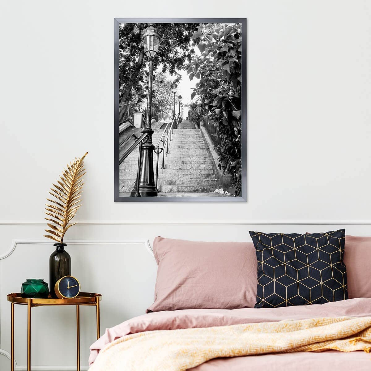 Ceanothe Precious cadre photo 50x70 cm gris laqué