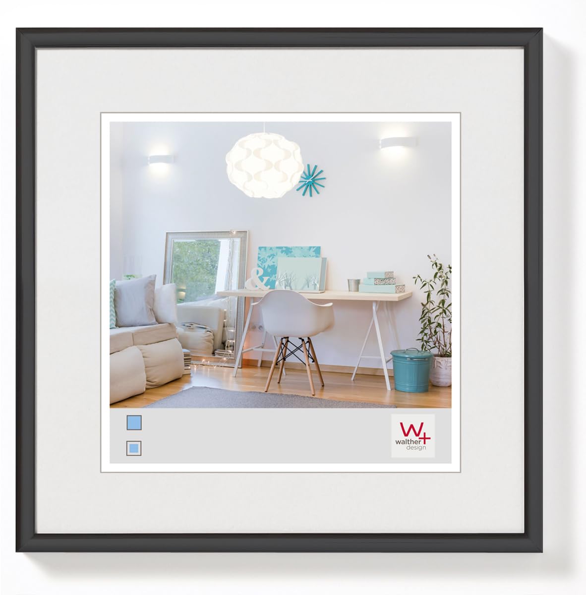 walther design Lifestyle cadre photo 20x30 cm blanc plastique