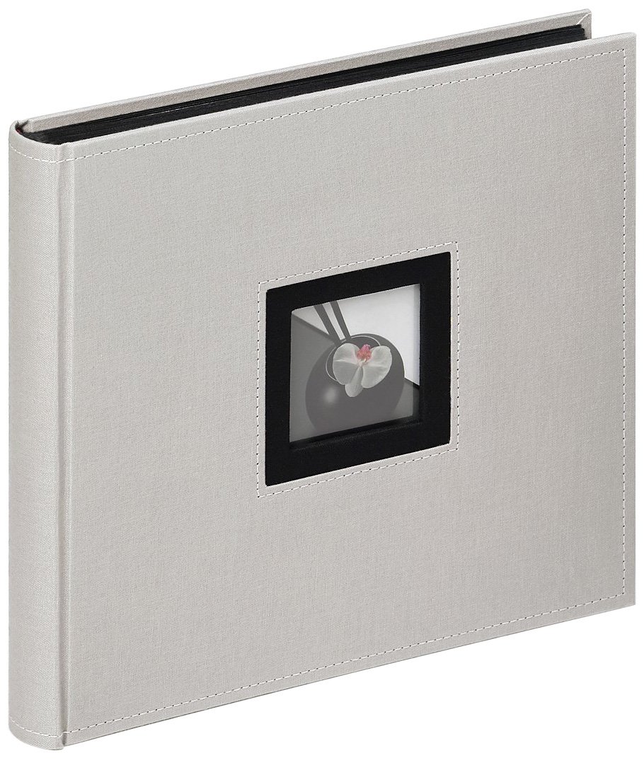 walther design FA-209-B album photo noir 26x26 cm lin