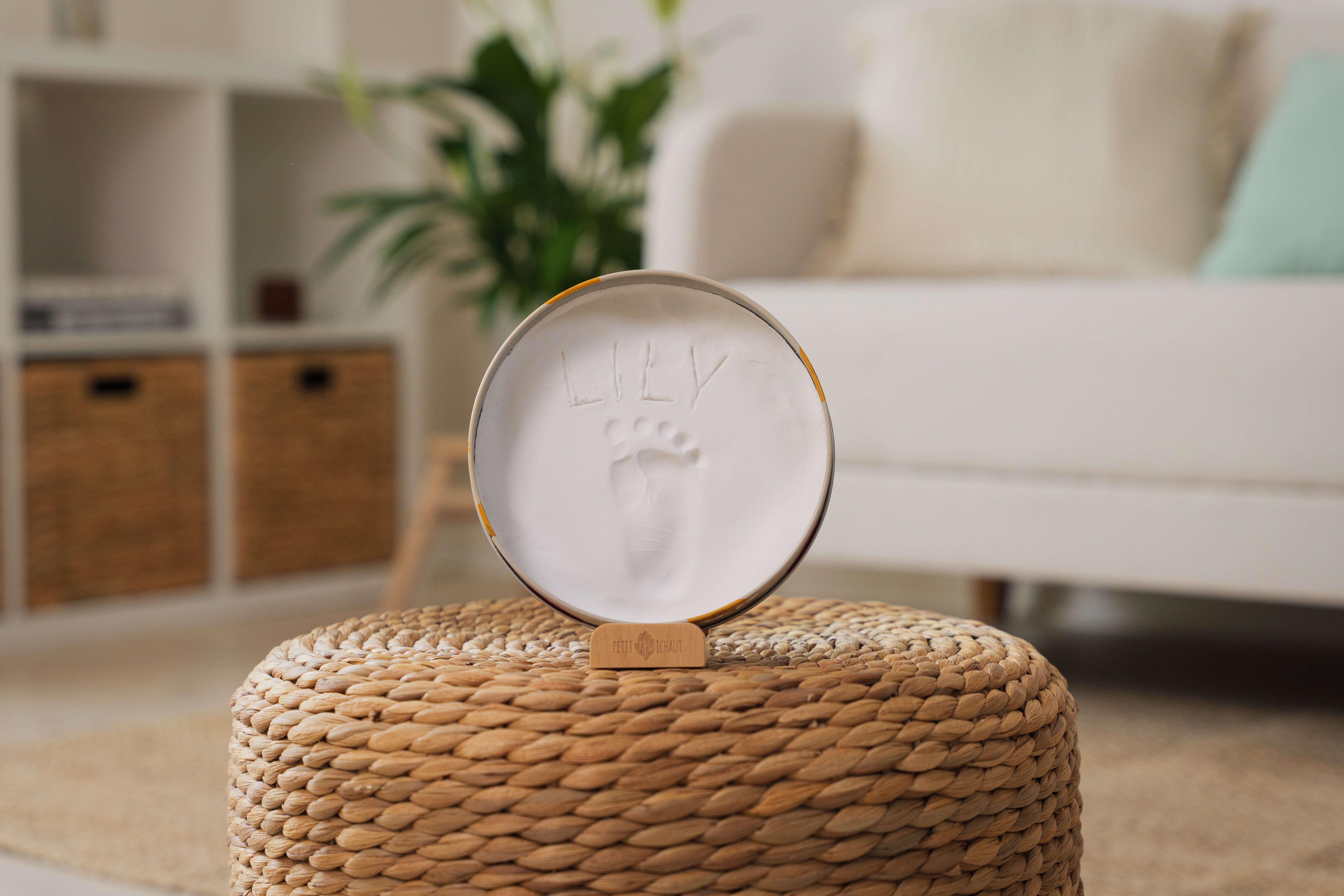 Petit Artichaut Baby Box Round Little Prairie boîte souvenir