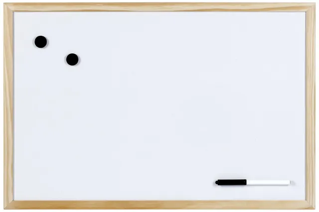 Ceanothe Emotion tableau magnétique blanc 40x60 cm pin brut