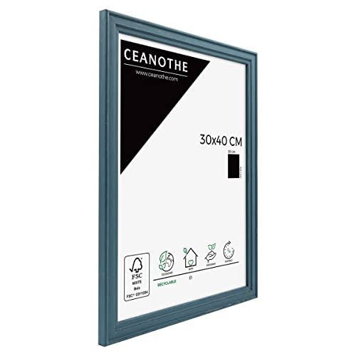 Ceanothe Brio Belle-ILE cadre photo 30x40 cm bleu patiné