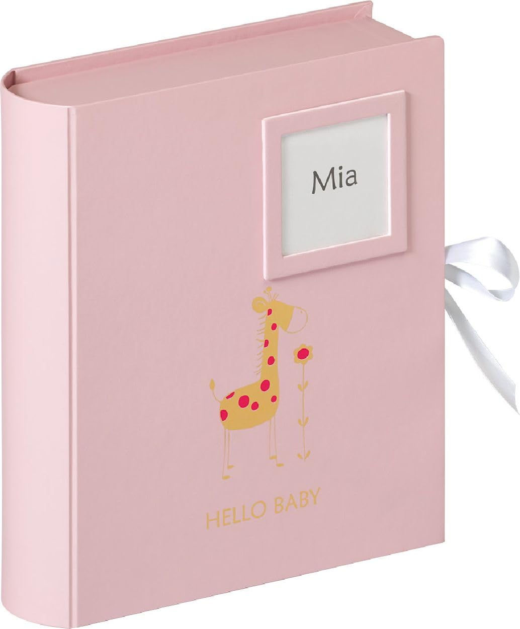 walther design Baby Animal BR148R cadre photo bébé rose girafe
