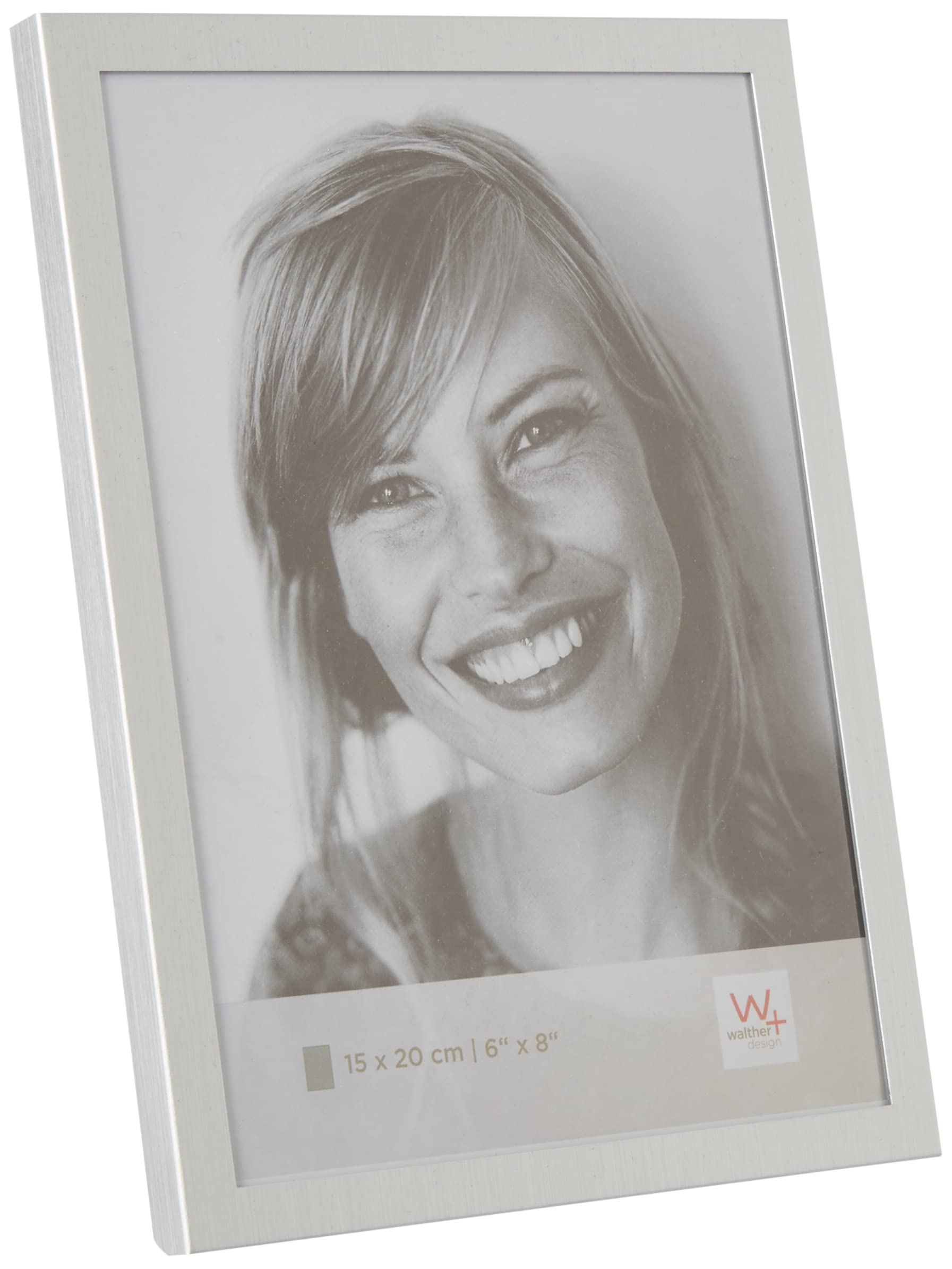 walther design Karla BT318T cadre photo argent 13x18 cm métal