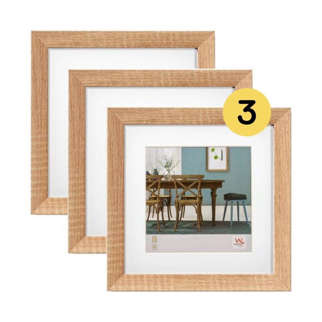 walther design Fiorito EF220P cadre photo bois chêne foncé 20x20