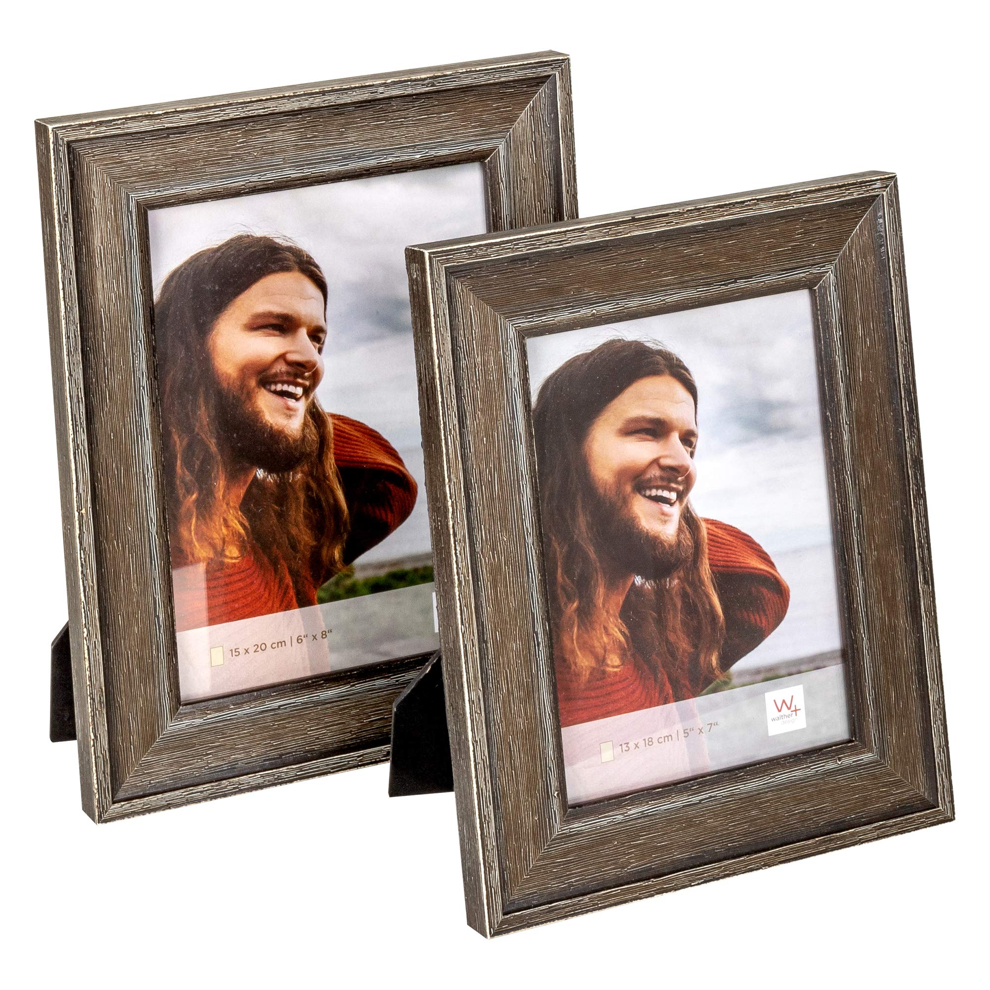 walther design Jona AQ318P cadre photo 13x18 cm marron