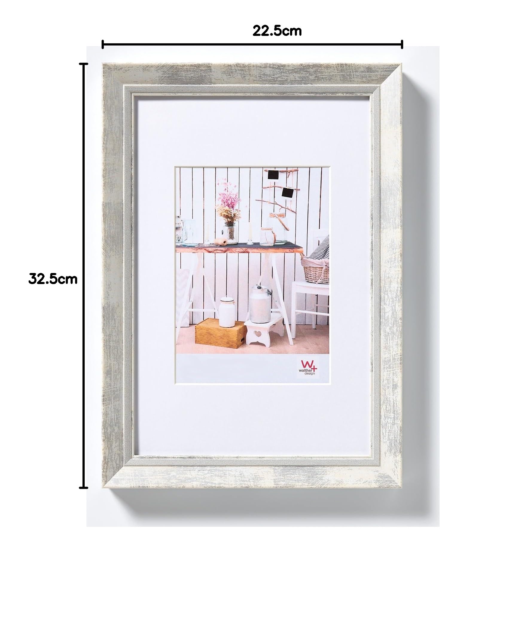 walther design Chalet EL030W cadre photo 20x30 cm blanc passe-partout