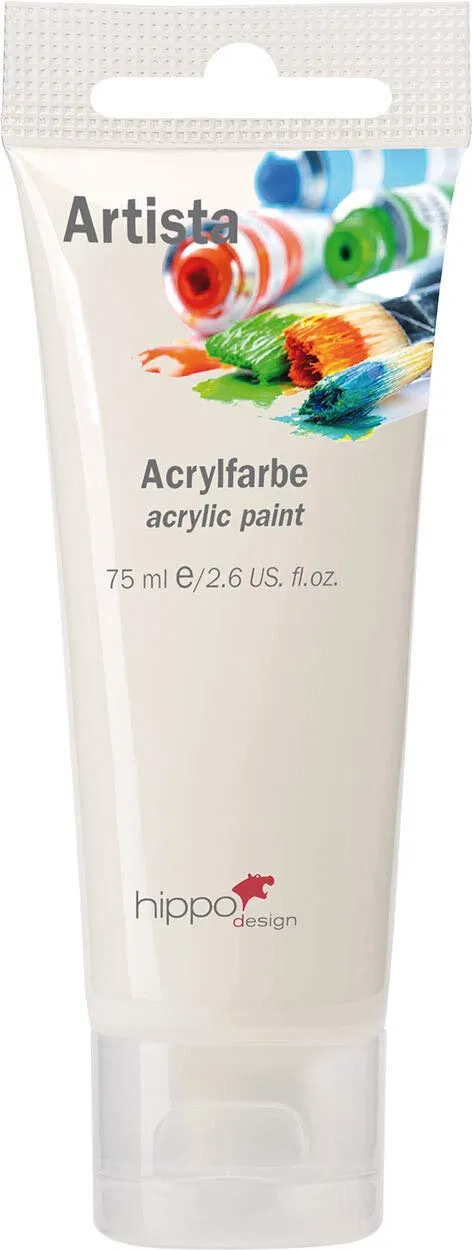 walther design peinture acrylique blanche 75 ml couvrante