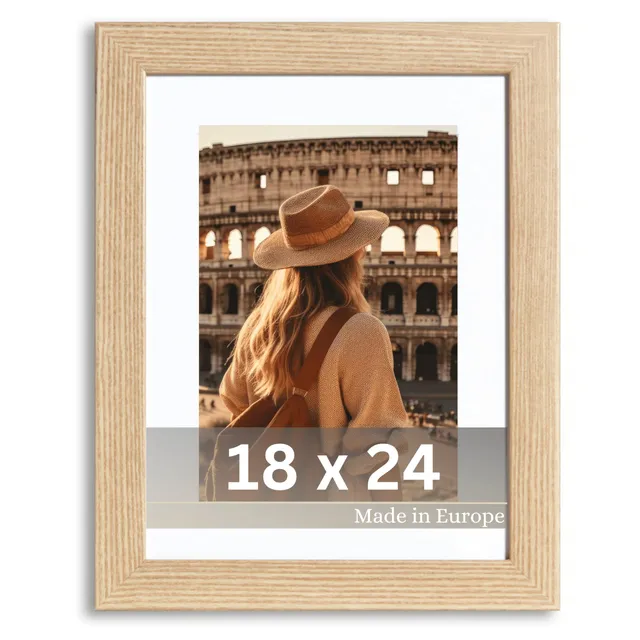 Victor Richter cadre photo beige 18x24 cm passe-partout 13x18