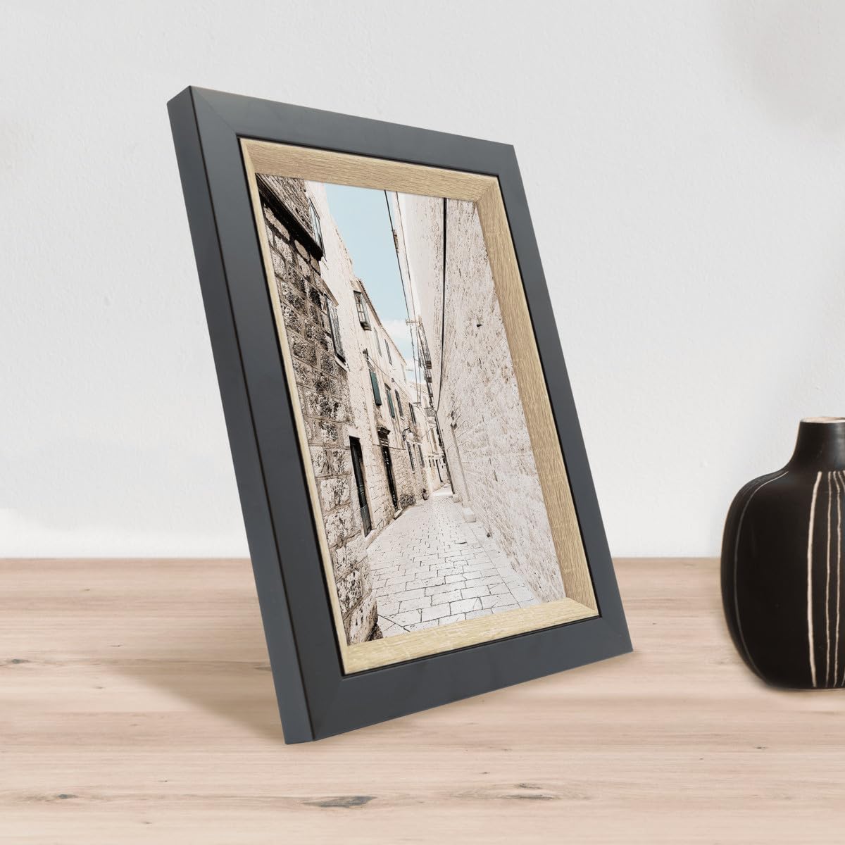 Ceanothe Actual cadre photo 13x18 cm noir bois incassable