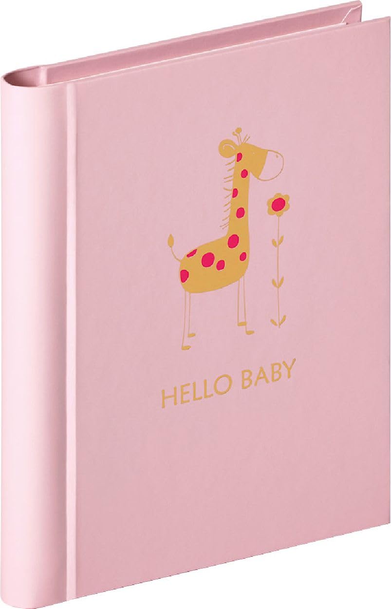walther design Baby Animal BR148R cadre photo bébé rose girafe