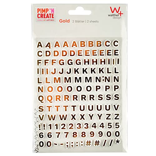 Walther Design Pimp and Create ST6000 autocollants lettres dorées 126