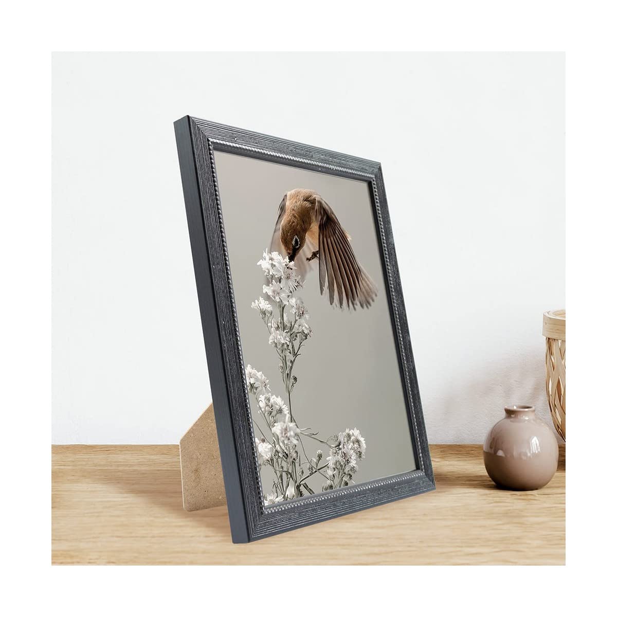 Ceanothe Brio cadre photo 15 x 20 cm noir bois satiné