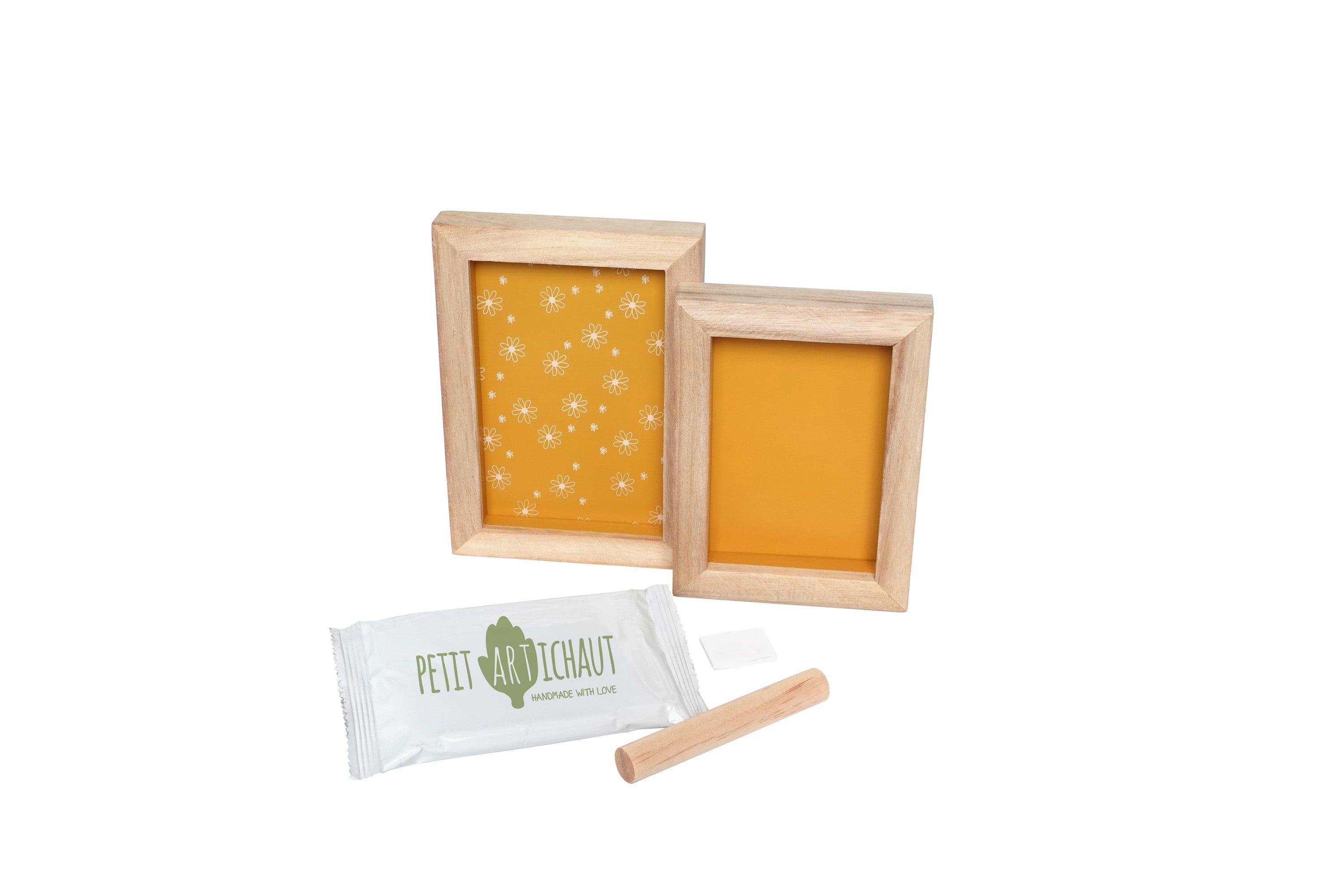 Petit Artichaut Duo Frame Daisy Ochre cadre photo ocre