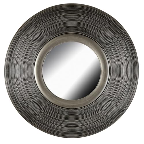 Ceanothe Eden miroir rond silver 56 cm mural