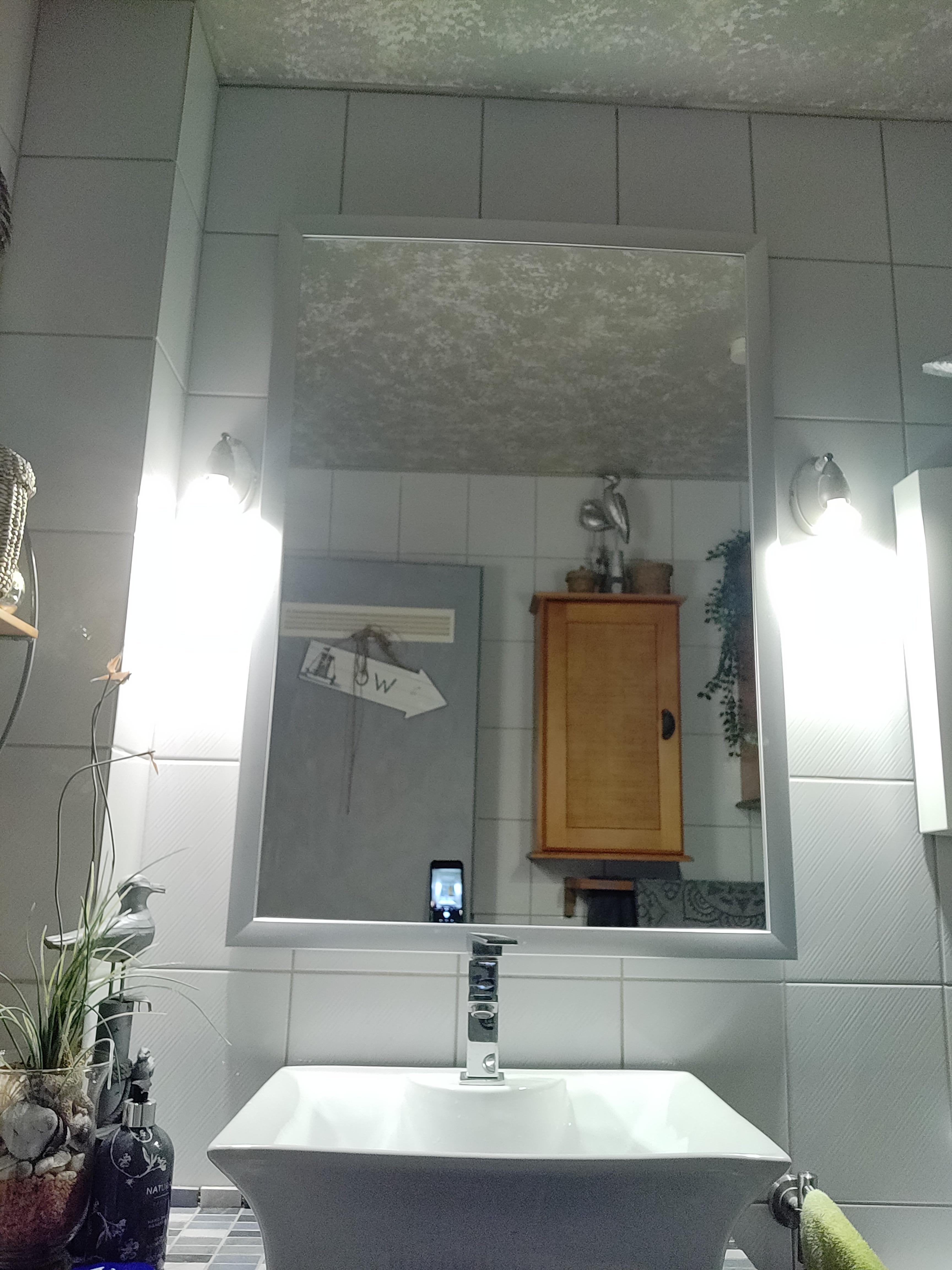 FRAMO Trend 35 miroir mural 30x35 cm alu brossé