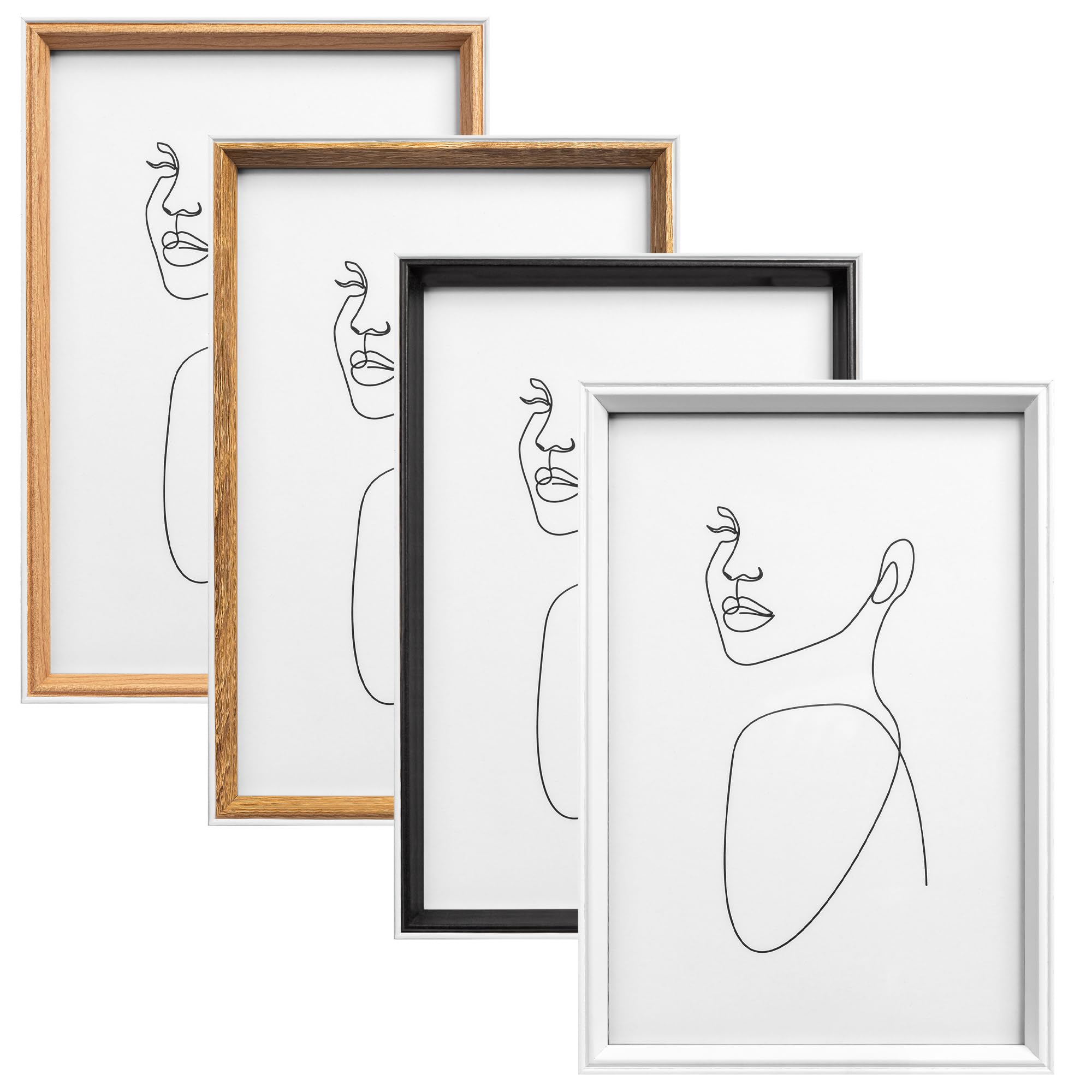 walther design Silhouette NW040P cadre photo 30x40 cm hêtre