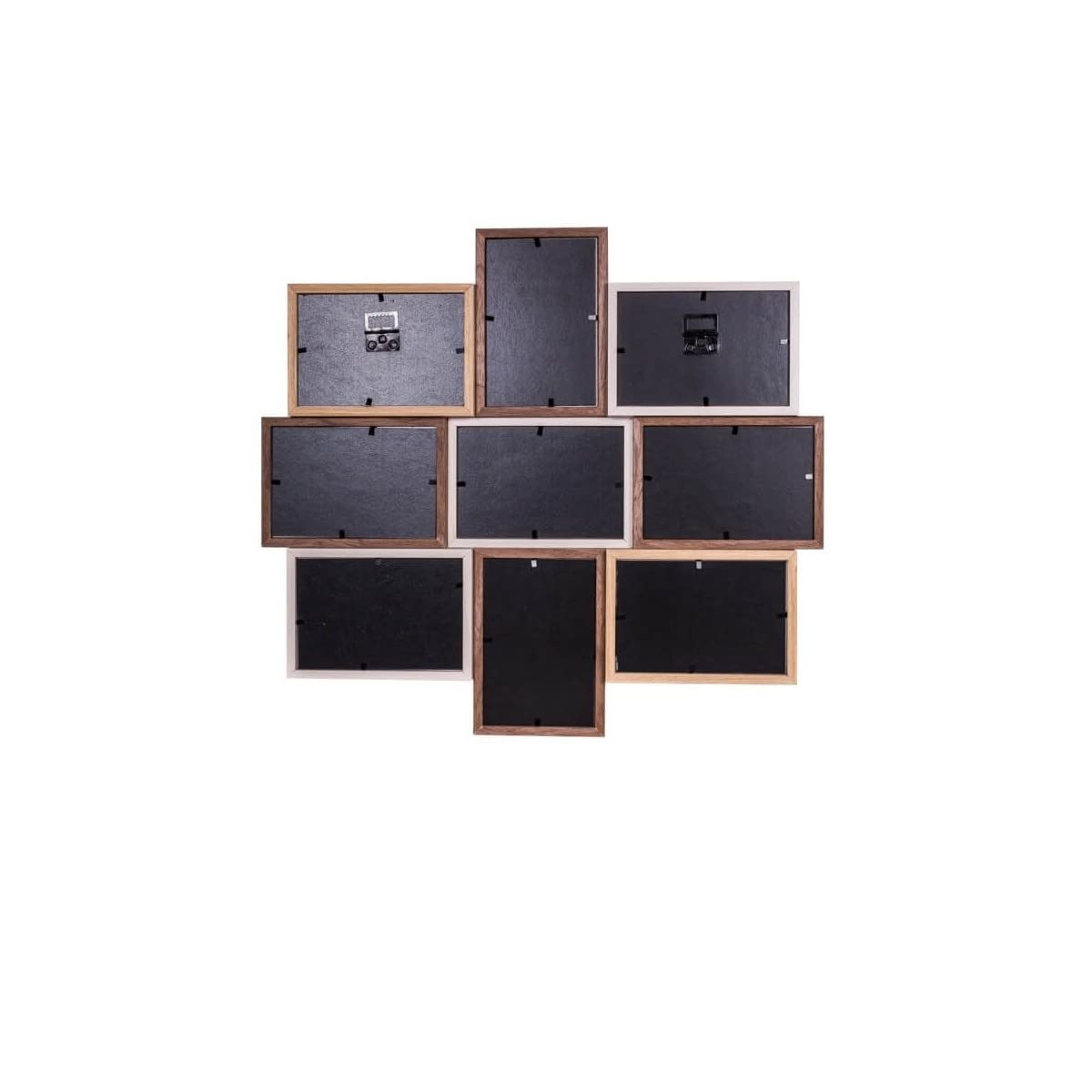 Ceanothe Scandi 34546 cadre multi-vues bois naturel 9 vues