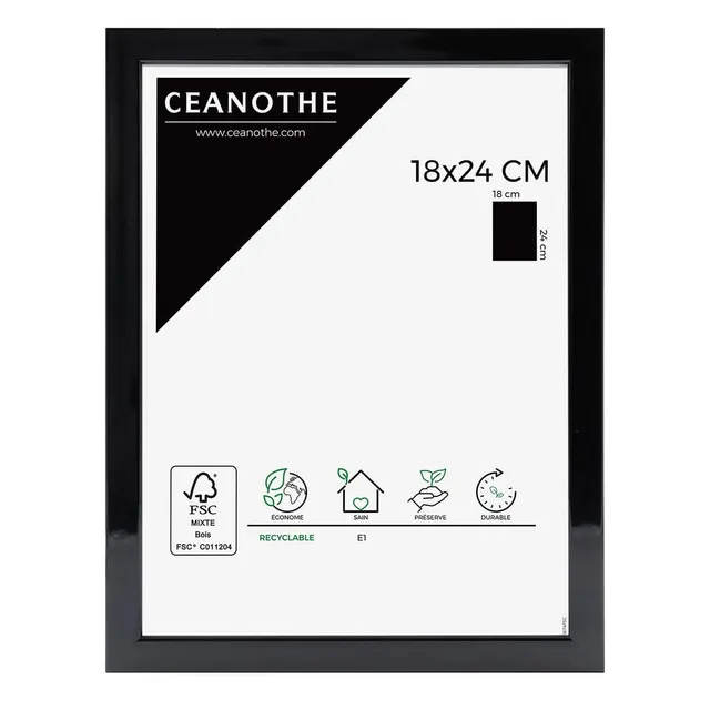 Ceanothe Brio 120074 River cadre photo 18x24 cm noir
