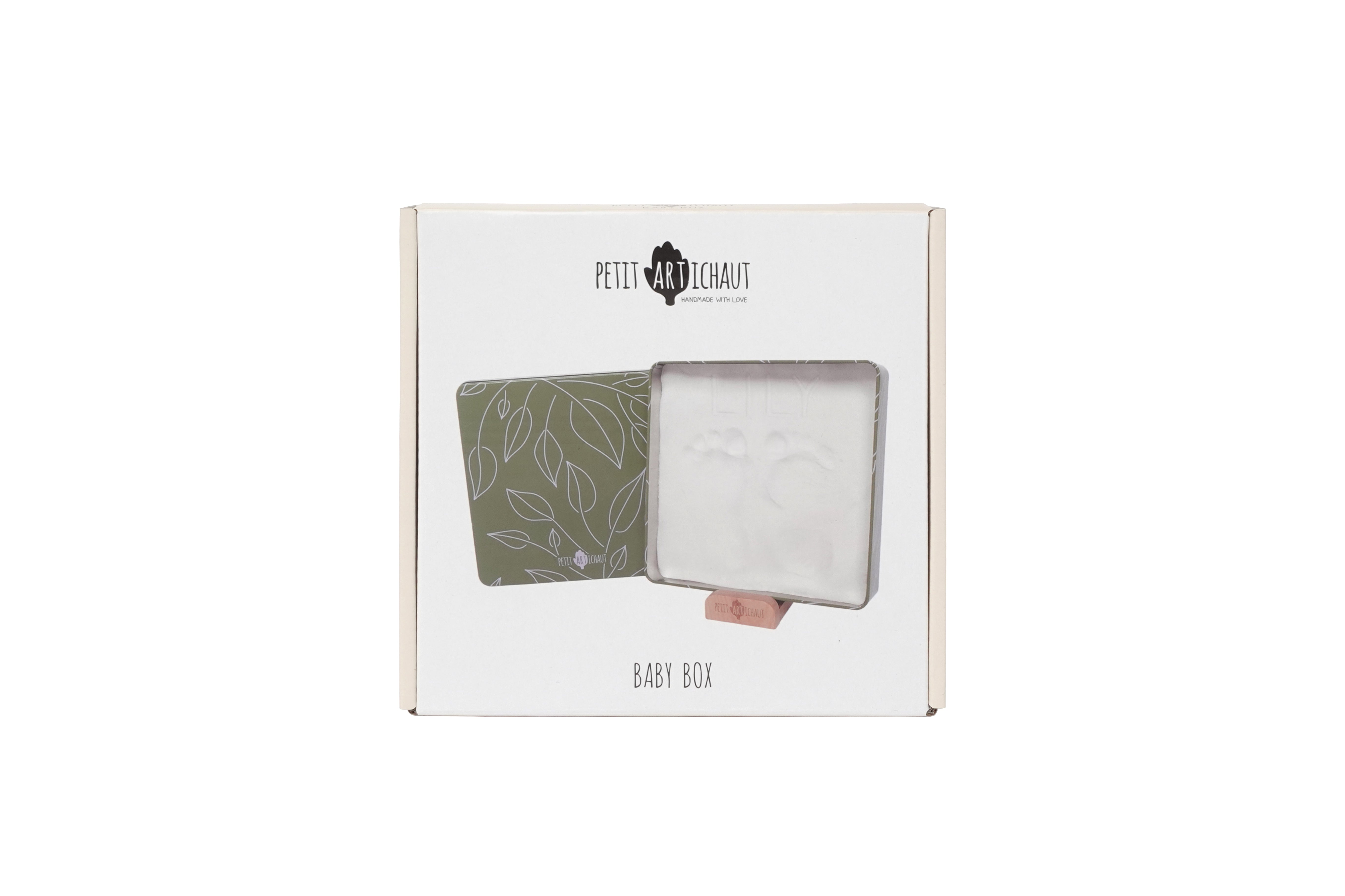 Petit Artichaut Olive Tree baby box carrée olivier