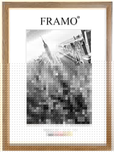 FRAMO 35 mm cadre bois 54x25 cm chêne rustique