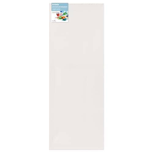 walther design toile sur châssis à peindre blanche 30x80 cm coton